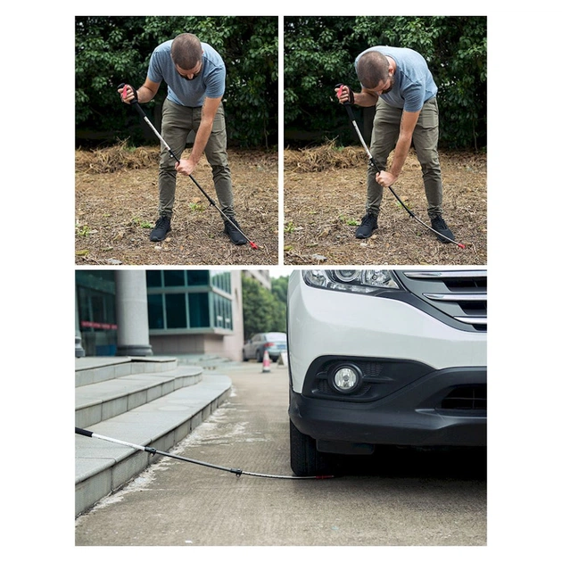 Трекінгові палиці Naturehike ST06 NH17D006-D 3-секційна біла 1 шт (6927595748589) - picture 6