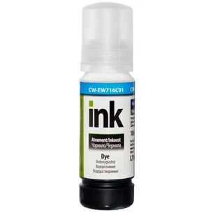 Чорнило ColorWay Epson L7160/7180 70мл Cyan (CW-EW716C01) зображення 1