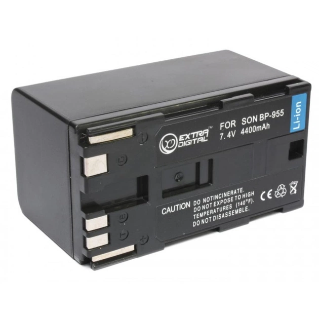 Акумулятор до фото/відео Extradigital Canon BP-955 (chip) (BDC1304) - изображение 1