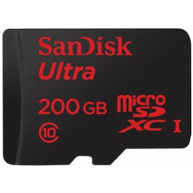 Карта пам'яті SanDisk 200GB microSD Class 10 UHS-I (SDSDQUAN-200G-G4A) - зображення 1
