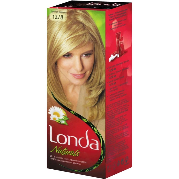 Фарба для волосся Londa стійка Naturals 12/8 Золота Пшениця (4056800752546) - изображение 1