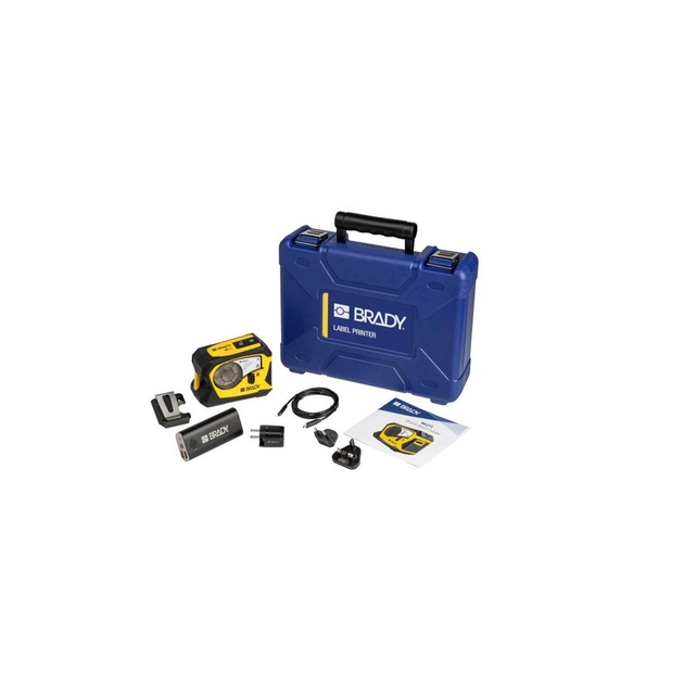 Принтер етикеток Brady M211 KIT, АКББ ЗП, кейс, картрідж M21-750-499, кліпса (170390) - зображення 1