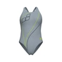 Купальник Arena Trail Swimsuit V Back 009022-520 Сірий 40 (3468337535966) - уменьшенное изображение 3