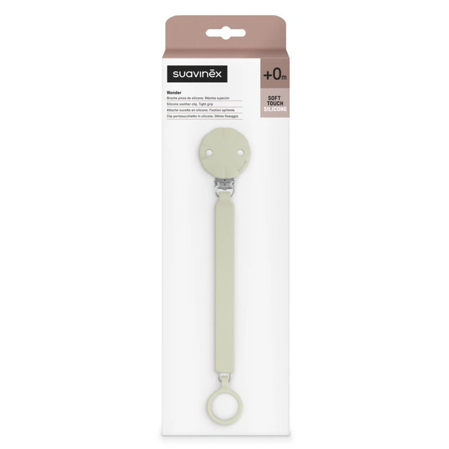 Кліпса для пустушок Suavinex Wonder світло-зелена (402542) - picture 5