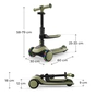 Самокат Kinderkraft Halley 2 Grassland Green (KRHALL02GRE0000) (5902533930180) - зменшене зображення 8