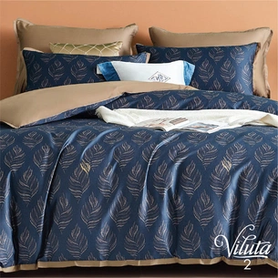 Постільна білизна Viluta Сатин Єгипетська бавовна 02 євро (02_EX_ev) зображення 1