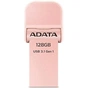 USB флеш накопичувач ADATA 128GB I920 Rose Gold USB 3.1 Gen1/Lightning (AAI920-128G-CRG) - зменшене зображення 1