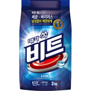 Пральний порошок Lion Beat концентрований 3 кг (8801007653136) зображення 1