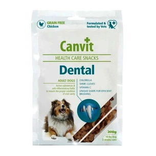 Ласощі для собак Canvit Denta для догляду за зубами та ротовою порожниною з куркою 200 г (8595602508808) зображення 1
