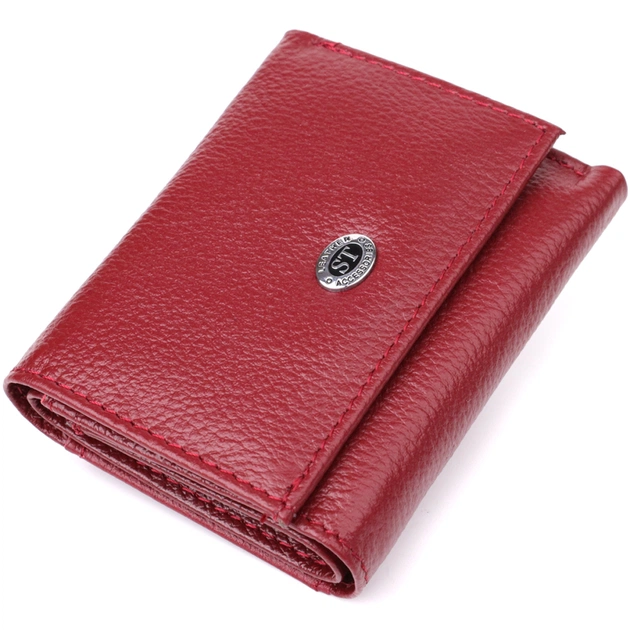 Кошелек ST Leather Из натуральной кожи Бордовый (23082) - изображение 1