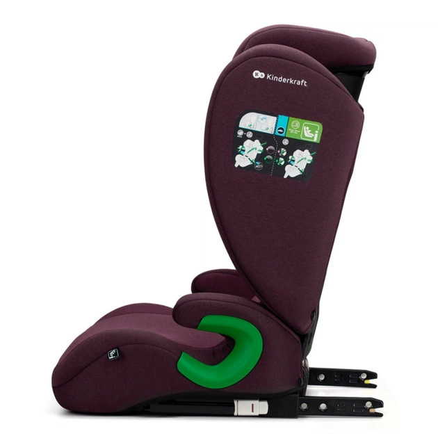 Автокрісло Kinderkraft Junior Fix 2 i-Size Cherry Pearl (KCJUFI20RED0000) (5902533921584) - изображение 4