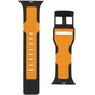 Ремінець до смарт-годинника UAG для Apple Watch 44/42 Civilian, Black/Orange (19148D114097) - зменшене зображення 5