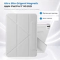 Чехол для планшета BeCover Ultra Slim Origami Magnetic Apple iPad Pro 11" M5 2025 Gray (715951) - уменьшенное изображение 1
