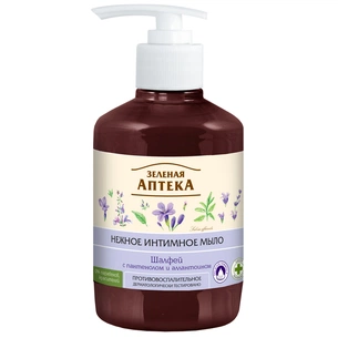 Мило для інтимної гігієни Green Pharmacy Шавлія Протизапальне 370 мл (4823015916748) picture 1