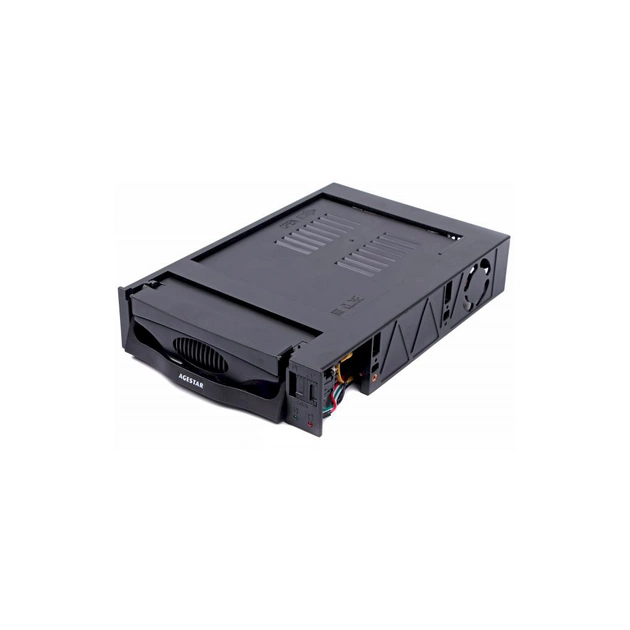 Карман внутренний AgeStar SATA Power Slide Switch 2 fan black (SR3P-SW-2F(BLACK)) - изображение 1