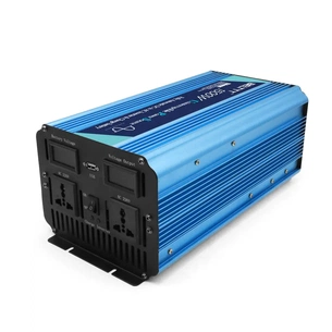 Автомобільний інвертор Belttt із функцією заряджання батареї 1500 Вт ( 3000 пікова) від 12 В до змінного струму 220 В 50 Гц Чиста (BET1500S) зображення 1