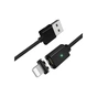 Дата кабель USB 2.0 AM to Lightning Magnetic black Essager (EXCCXL-ML01) - зменшене зображення 1