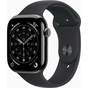 Смарт-годинник Apple Watch Series 11 GPS + Cellular 46mm Slate Titanium Case with Black Sport Band - M/L (MFD24RK/A) - зменшене зображення 1