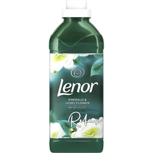 Кондиціонер для білизни Lenor Смарагд і квітка айворі 1.08 л (8001841375649) зображення 1