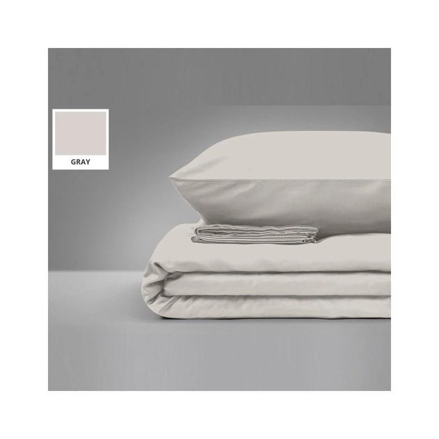 Постільна білизна MirSon King Size Бязь Premium 16-5703 Light Gray 220х240 (2200001171787) - зображення 1