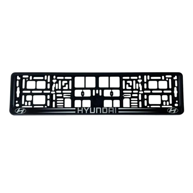 Рамка номерного знака Poputchik Hyundai (24-106-IS) - picture 1