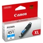Картридж CANON (CLI-451XL) iP7240/MG5240/MG5540/MG6340/MG6440/MG7140/MX924 (6473B001) Cyan - зменшене зображення 1