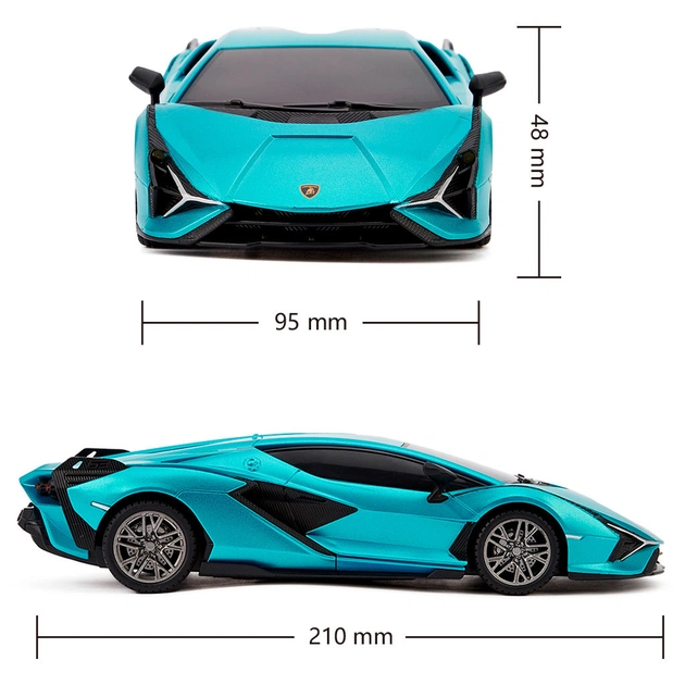 Радіокерована іграшка KS Drive Lamborghini Sian 1:24, 2.4Ghz синій (124GLSB) - picture 6