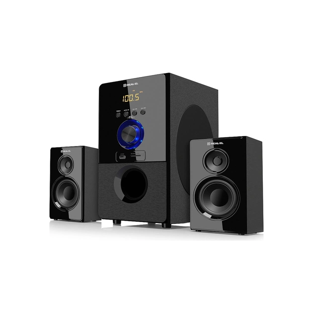 Акустическая система REAL-EL M-555 Black (EL121300013) - изображение 1