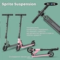 Самокат Micro Sprite Suspension складаний Рожевий (SA0248) - зменшене зображення 7