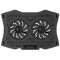 Підставка до ноутбука Omega Laptop Cooling Pad 2 Fans Black [45425] (OMNCP2FB) - зменшене зображення 6