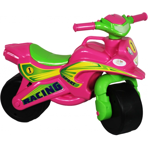Біговел Active Baby Sport музичний рожево-зелений (0139-013М) - зображення 1