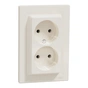 Розетка Schneider Electric ASFORA без заземлення подвійна крем (EPH9700123) - уменьшенное изображение 2
