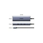 Концентратор Ugreen USB-C 5-in-1 3xUSB-A + 1xUSB-C PD100W + DisplayPort 4K60Hz black (75642) - зменшене зображення 2