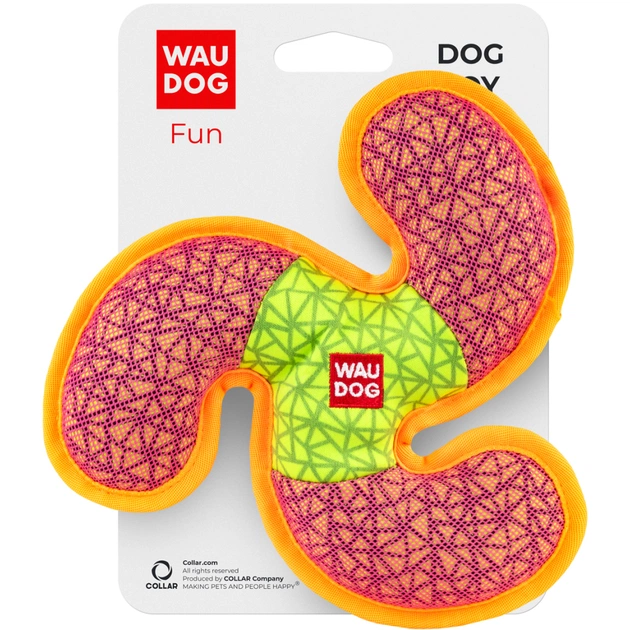 Игрушка для собак WAUDOG Fun Пропеллер 21х21 см розовая (62067) - изображение 1