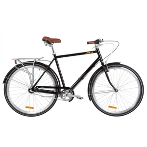 Велосипед Дорожник 28" AMBER рама-22" 2019 чорно-жовтий, багажник (OPS-D-28-119) зображення 1