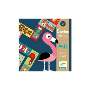 Настільна гра Djeco Дитяче доміно. Склади тварину (DJ08165) зображення 1