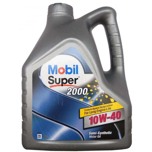 Моторна олива Mobil SUPER 2000 10W40 4л (MB 10W40 2000 4L) - зображення 1