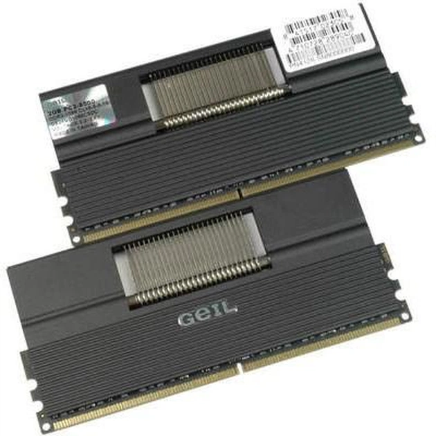 Модуль пам'яті для комп'ютера DDR2 4GB (2х2GB) 1066 MHz Geil (GE24GB1066C5DC) - зображення 1