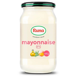 Соус Руна Майонез 67% жиру 415 г (4820015948441) зображення 1