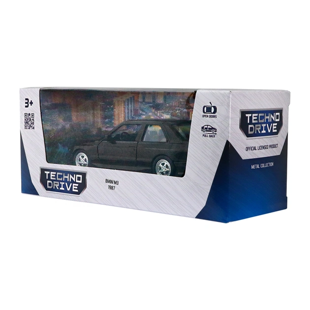 Машина TechnoDrive BMW M3 1987 (чорний) (250395U) - picture 4