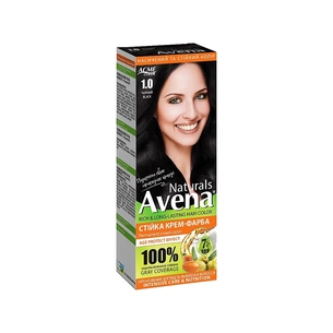 Фарба для волосся Acme Color Avena Naturals Стійка 1.0 - Black (4823115503213) зображення 1