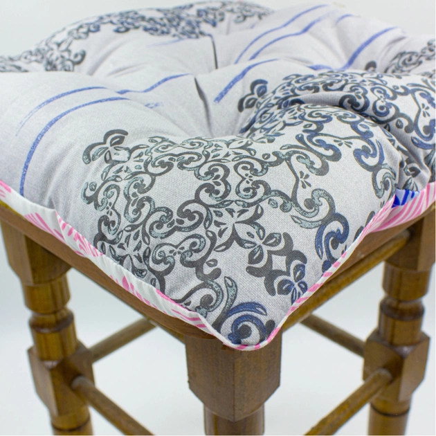 Подушка на стілець MirSon Бязь Принт 18-636 Rozalin 40х50 см (2200006277200) - picture 5