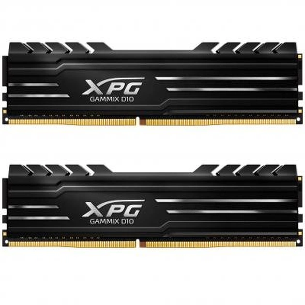 Модуль пам'яті для комп'ютера DDR4 16GB (2x8GB) 2666 MHz XPG GD10-HS Black ADATA (AX4U266638G16-DBG) - зображення 1