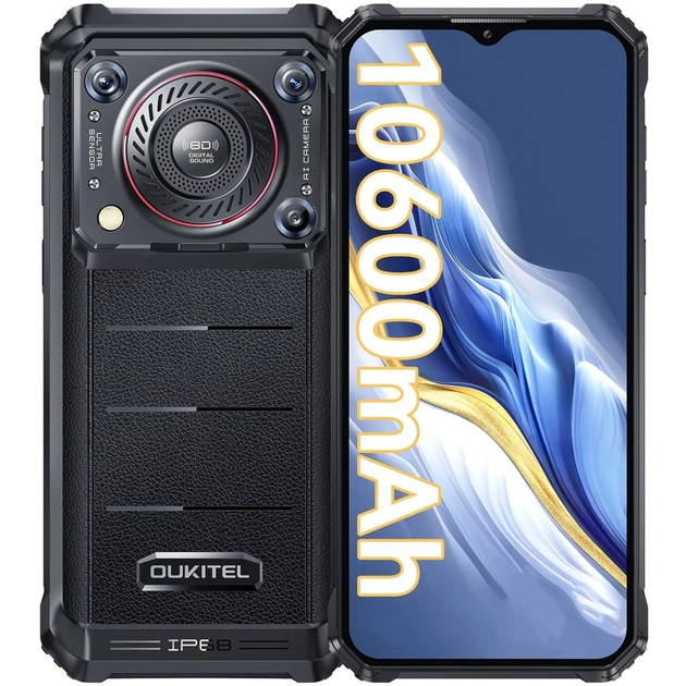 Мобільний телефон OUKITEL WP36 8/128GB Black (6931940752176) - изображение 1