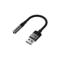 Перехідник USB AM to 3.5mm F 0.15m black Acefast (6974316285298) - preview 1