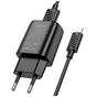 Зарядний пристрій HOCO C134A Solid USB + cable USB to Lightning Black (6942007621311) - зменшене зображення 3
