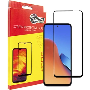 Скло захисне Dengos Full Glue Xiaomi Redmi 12 (black) (TGFG-296) зображення 1