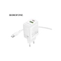 Зарядное устройство BOROFONE BN29 Fuente 1xUSB-C PD30W + 1xUSB QC3.0 White (6941991120329) - уменьшенное изображение 6