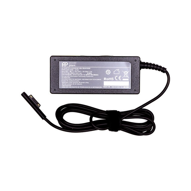 Блок живлення до ноутбуку PowerPlant MICROSOFT 220V, 15V 65W 4A (MS7) (MI65CMS7) - изображение 1