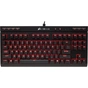 Клавіатура Corsair K63 Cherry MX Red UA USB Black (CH-9115020-RU) - зменшене зображення 1